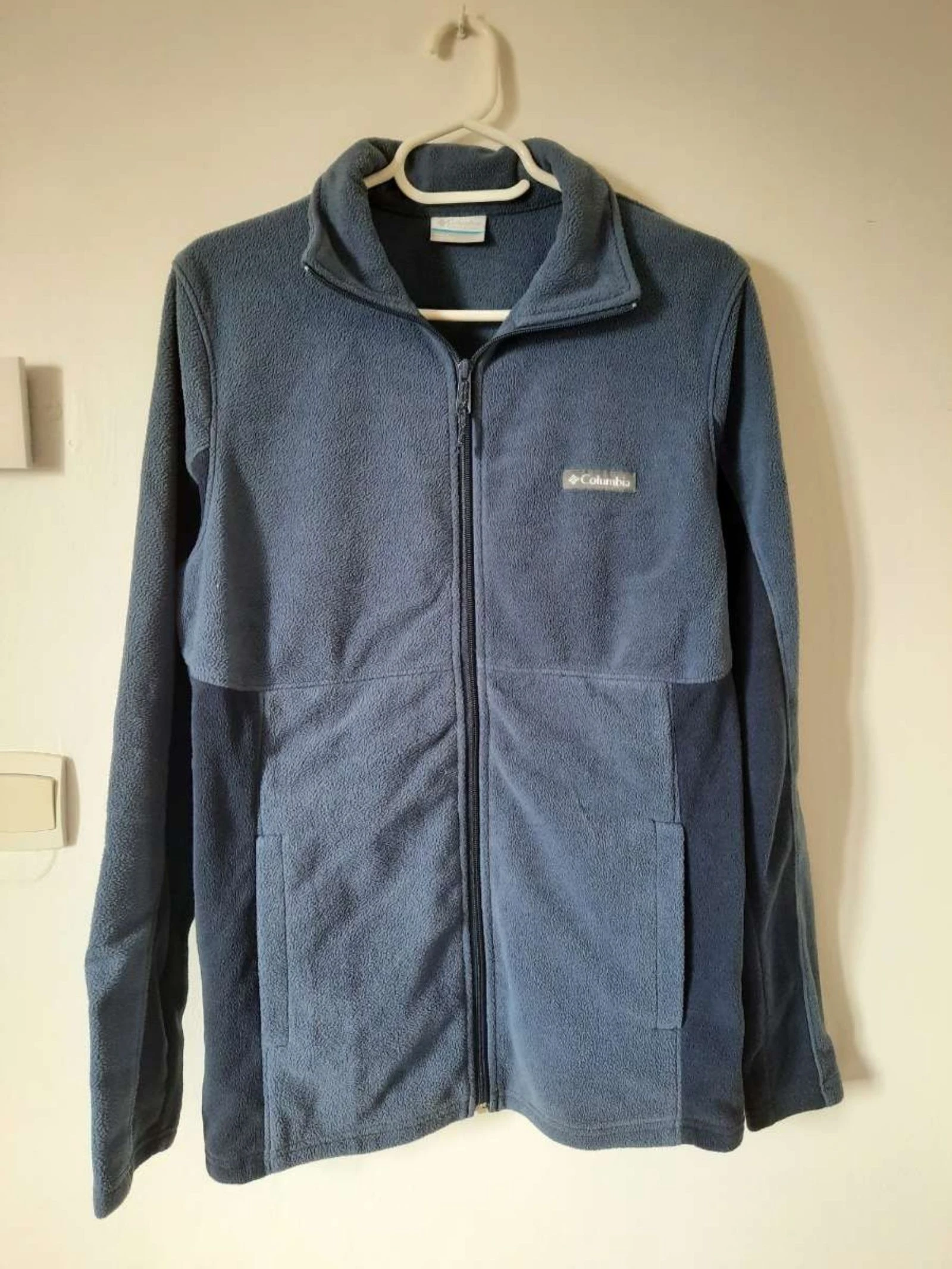 Veste polaire Columbia bleu pétrole – Taille L